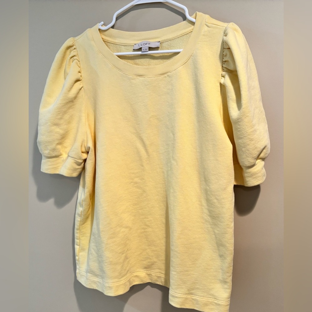 LOFTSoft Yellow Short Sleeve top